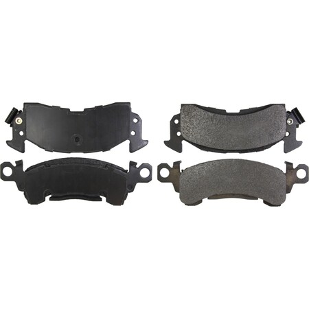 Centric Posi Quiet Semi-Metallic Brake Pads with Hardware , Posi Quiet 104.00521